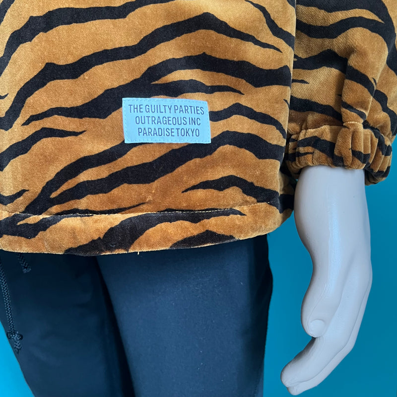 WACKO MARIA GUILTY PARTIES Velvet Tiger Jacket