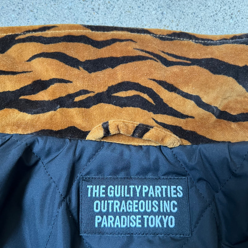 WACKO MARIA GUILTY PARTIES Velvet Tiger Jacket