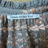 GREEK ARCHAIC KORI Maxikleid