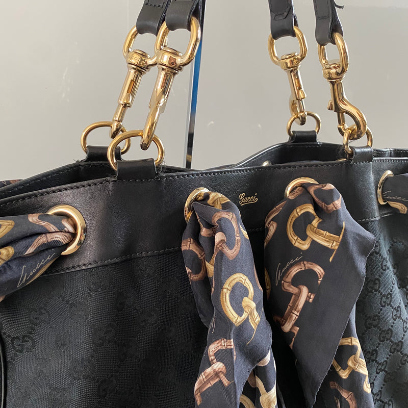 GUCCI Positano Scarf Tote